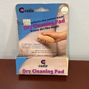 Vintage Cadie Dry Cleaning Pad Erase Dirt Like Magic Furniture Clothing  2.75 Oz